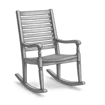 Grandin Road Nantucket Rocking Chair