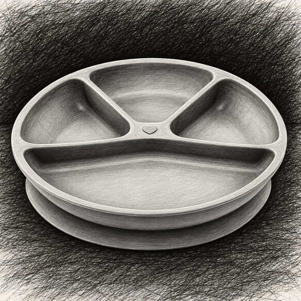 Green Sprouts Learning Dining Silicone Plate (9")
