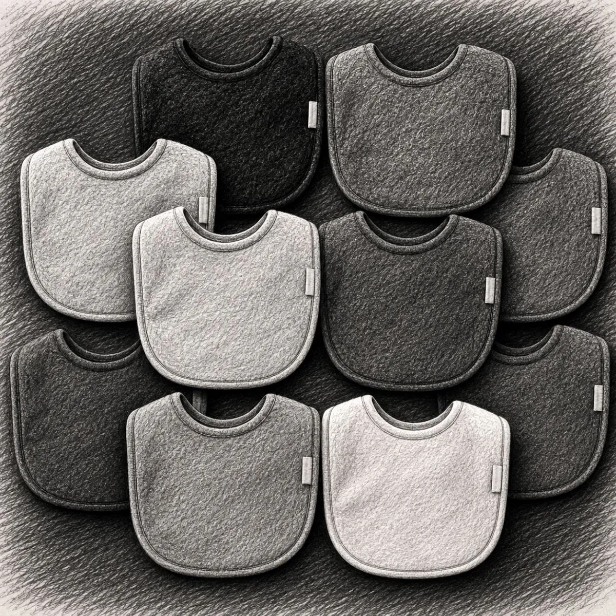 Green Sprouts Stay-dry Everyday Bibs (10 pieces)