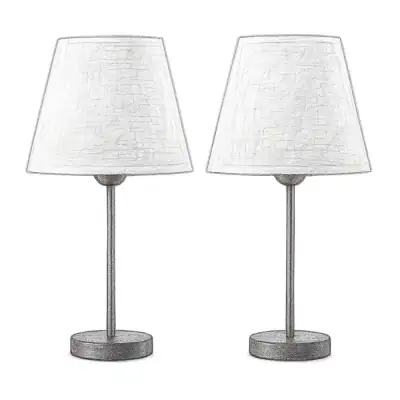 HAITRAL Bedside Table Lamps (Set of 2)