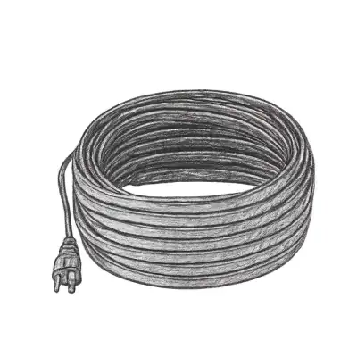 H&G Lifestyles Self-Regulating Roof Heat Cable (12')