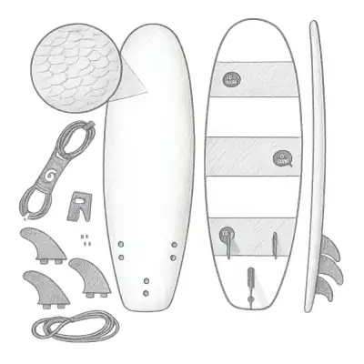 Ho Stevie! Soft Top Surfboard
