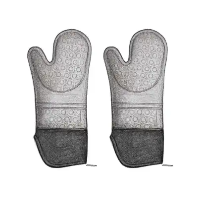 HOMWE Soft Silicone Oven Mitts