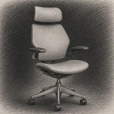 Humanscale Freedom Task Chair with Headrest Configurator