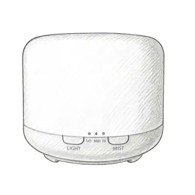 Hunter Aromatic LED Personal Ultrasonic Humidifier