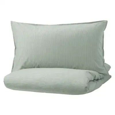 IKEA Bergpalm Duvet Cover and Pillowcase (Queen Size)