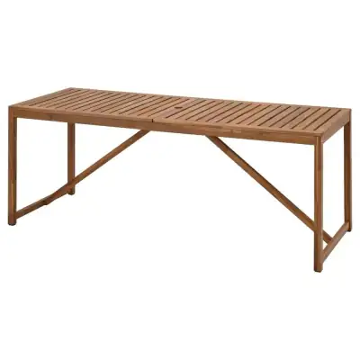 IKEA NÄMMARÖ Outdoor Table Light Brown Stained