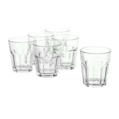 IKEA Pokal Clear Glass 9 oz (Set of 6)