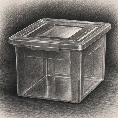 IRIS USA Letter/Legal Size File Box (Pack of 4)