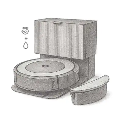iRobot Roomba Combo® i5+ Self-Emptying Robot Vacuum and Mop