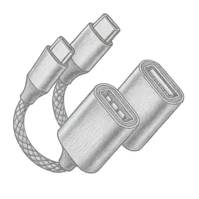 JSAUX USB-C to USB 3.0 OTG Cable