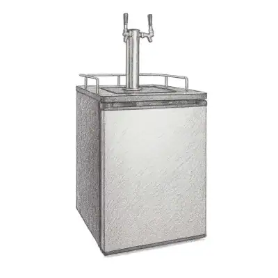 Kegco 24" Wide Dual Tap Digital Kegerator
