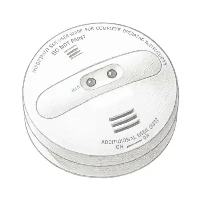 Kidde PI9010 Dual Sensor Battery Operated Smoke Alarm