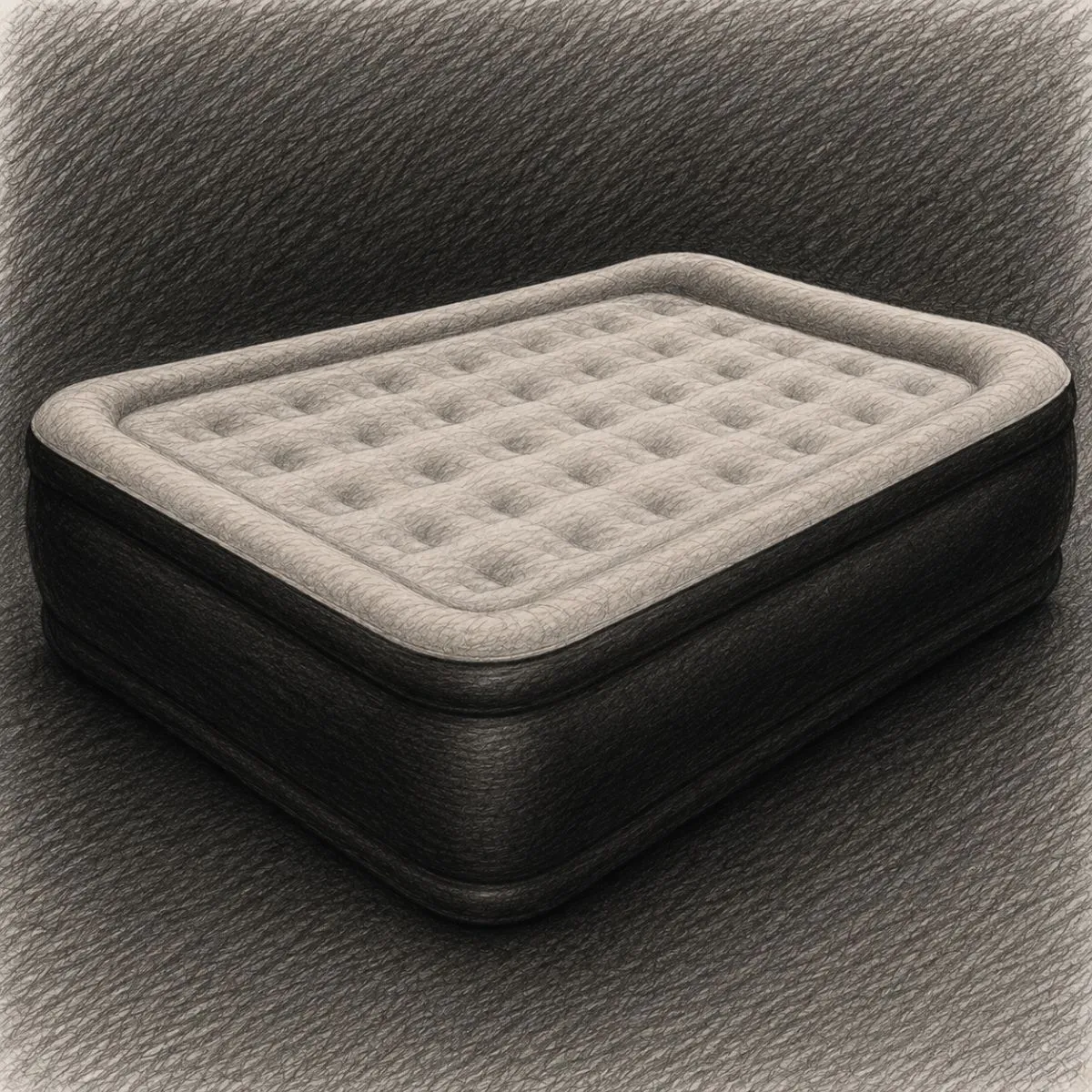 King Koil Luxury Air Mattress with High Speed Built-in Pump (Queen Size)