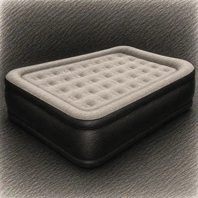 King Koil Luxury Air Mattress with High Speed Built-in Pump (Queen Size)