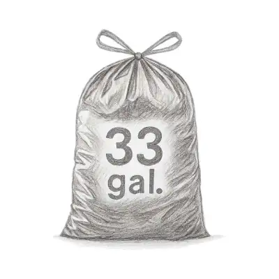 Kirkland Signature Flex-Tech Trash Bags 33 gal (Pack of 90)