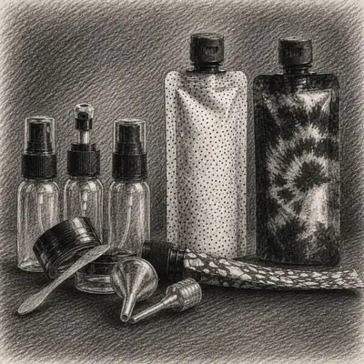 Kitsch Travel Bottles For Toiletries (Pack of 11)