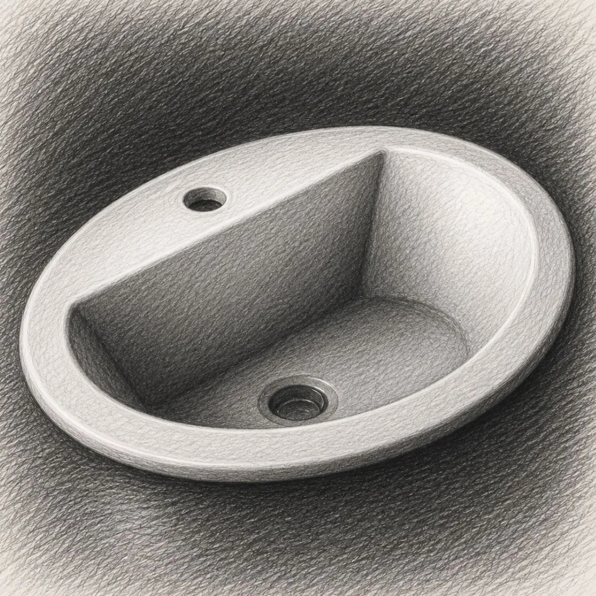Kohler Bryant Oval Drop-In Bathroom Sink