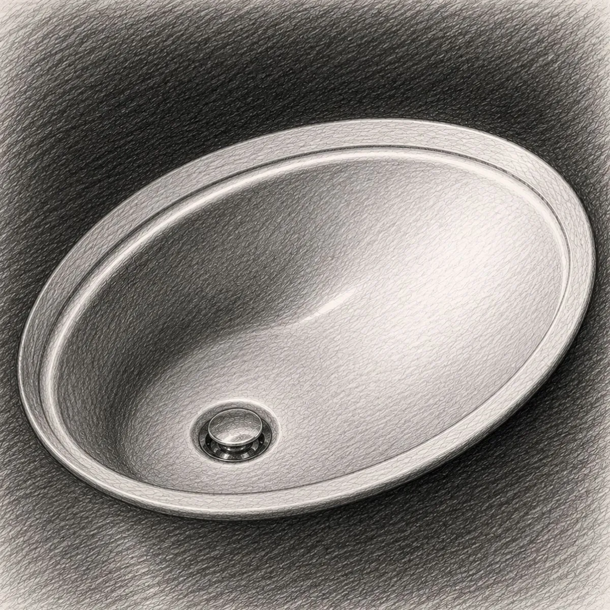 Kohler Caxton Oval Undermount Bathroom Sink