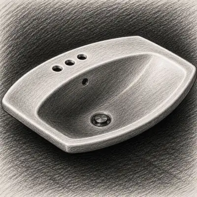 Kohler Cimarron Rectangle Drop-In Bathroom Sink