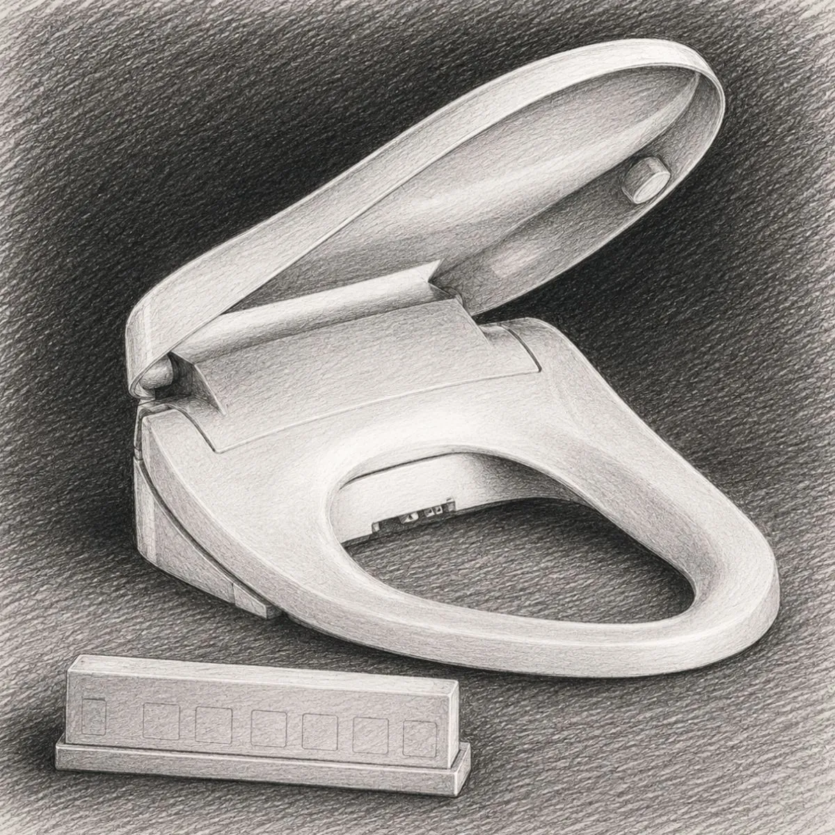 Kohler PureWash Elongated Bidet Toilet Seat with Remote Control