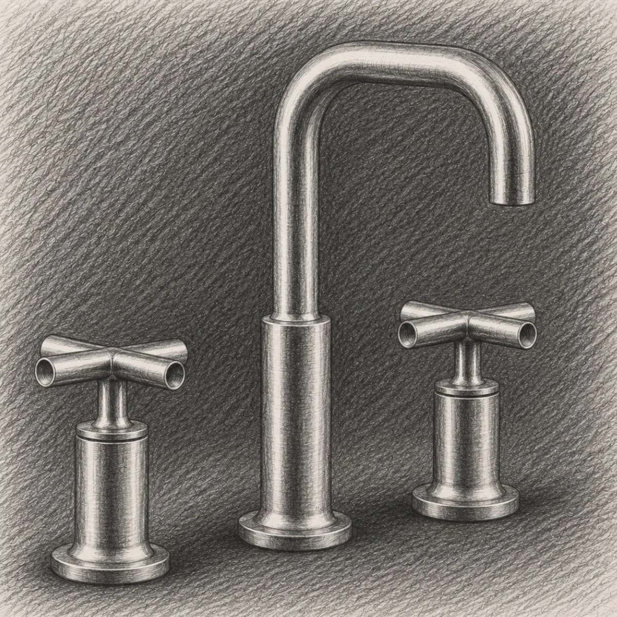 Kohler Puris Bathroom Sink Faucet with Cross Handles