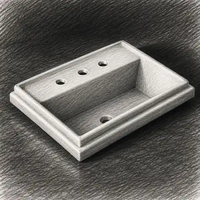 Kohler Tresham Rectangular Drop-In Bathroom Sink
