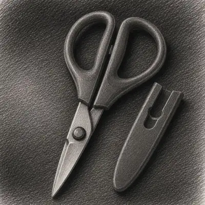 Kokuyo SAXA Scissors Titanium Coating Type Red