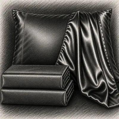 Lanest Housing Silk Satin Sheets (1 Set of 4 Pieces)