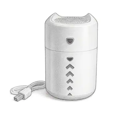 Lasko Personal Cool Mist Ultrasonic Humidifier with Nightlight