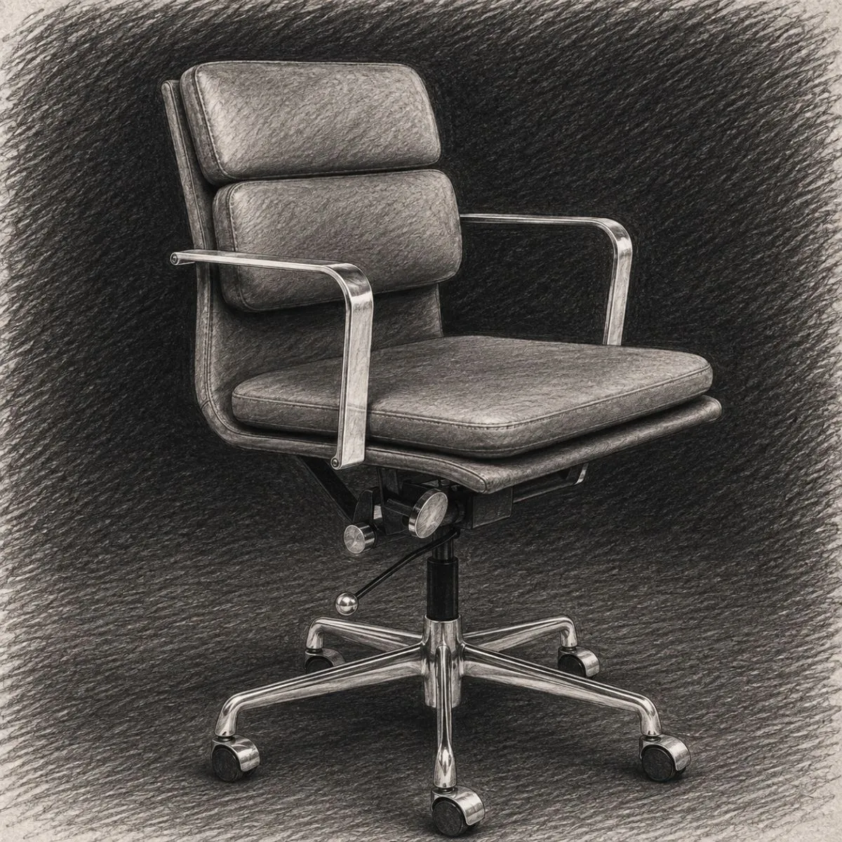 Laura SOHO II Padded Management Chair