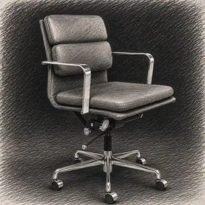 Laura SOHO II Padded Management Chair