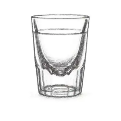 Libbey Fluted Shot Glass with 1 oz Pour Line (Set of 12)