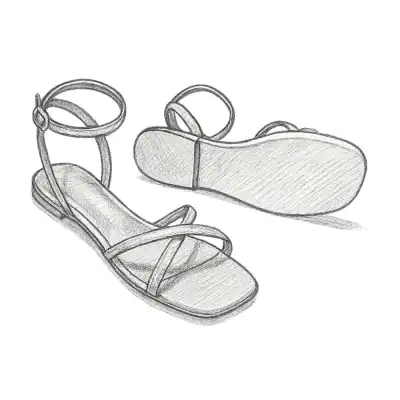Margaux The Flat Sandals