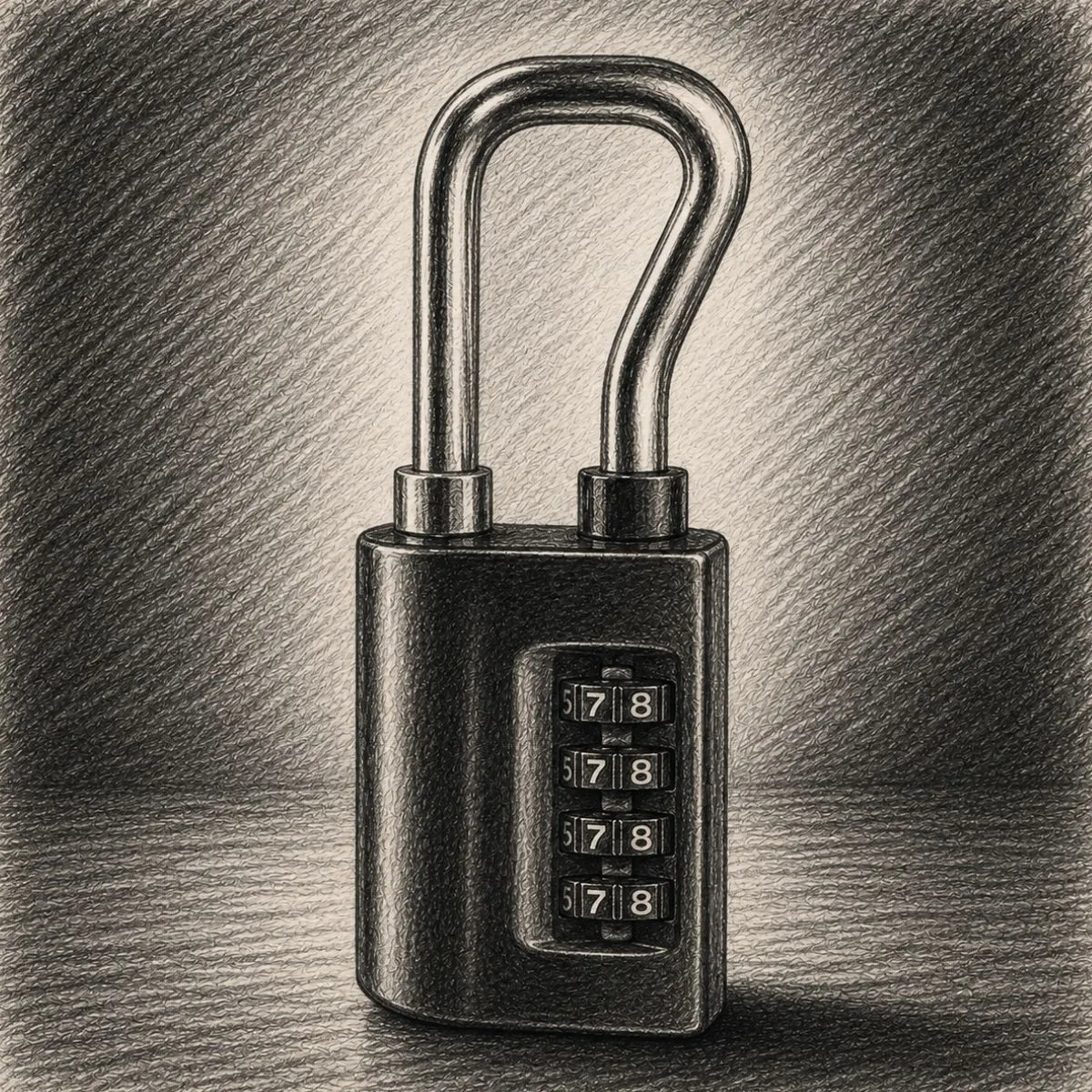 Master Lock 4696D Luggage Lock