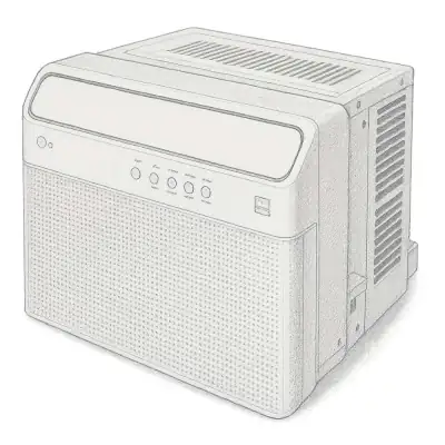 Midea U-shaped Window Air Conditioner (10,000 BTU)