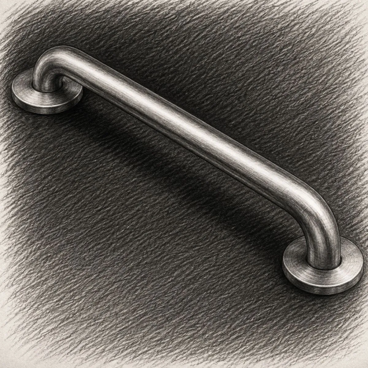 Moen Bathroom Safety Shower Grab Bar with Concealed Screws (32")