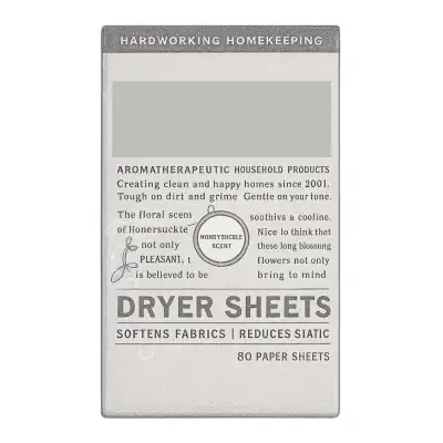 Mrs. Meyer's Honeysuckle Dryer Sheets (80 count)