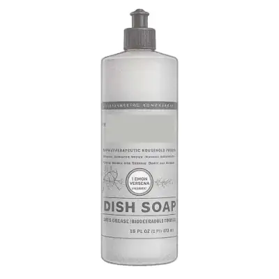 Mrs. Meyer's Lemon Verbena Liquid Dish Soap (16 oz)