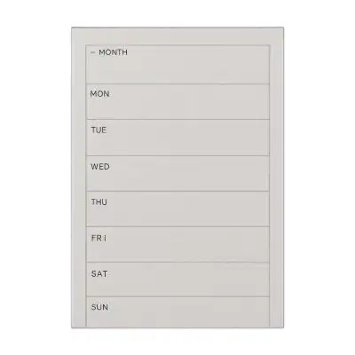 MUJI Recycled Paper Weekly Planner