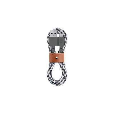 Native Union Belt Cable USB-A to USB-C with Genuine Leather Strap (4 ft)