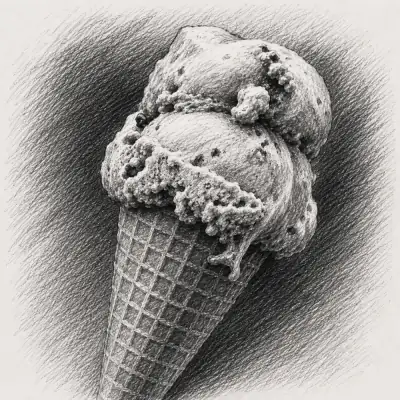 Niederfrank's Coffee Almond Fudge Ice Cream