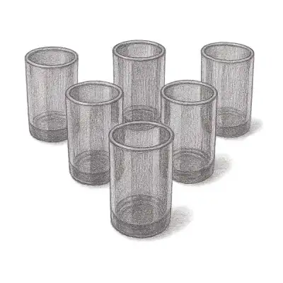 NOVICA Handblown Glass Tumblers (Set of 6)