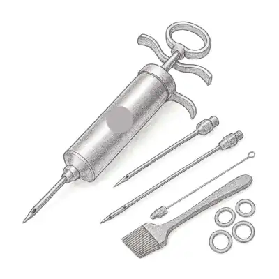 Ofargo Marinade Meat Injector Syringe