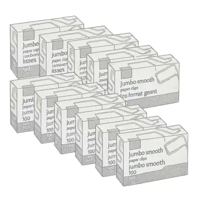 Office Depot® Brand Paper Clips (Pack of 10 boxes)