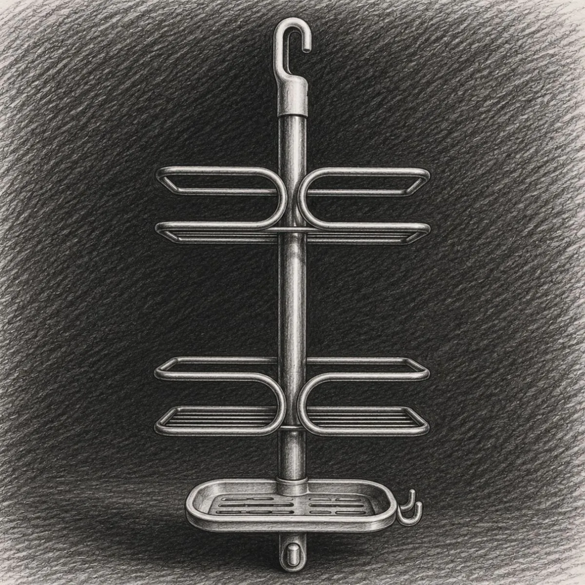 OXO Aluminum Shower Caddy
