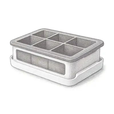 OXO Covered Silicone Ice Cube Large Tray