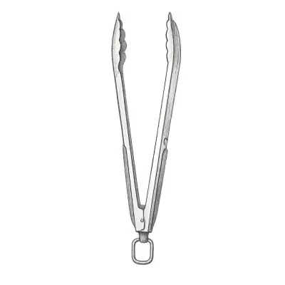 OXO Grilling Tongs with Built-In Bottle Opener