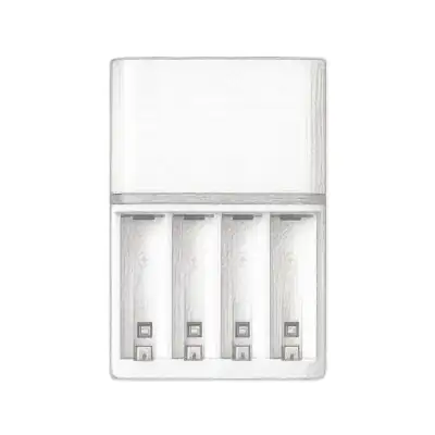 Panasonic BQ-CC55SBA Advanced eneloop Individual Rechargeable Battery 3 Hour Quick Charger with 4 LED Color Charge Indicator Lights