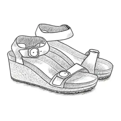 Papillio Soley Nubuck Leather Sandals